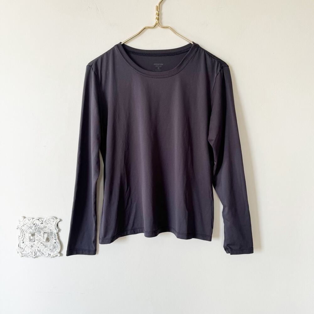 Patagonia Capilene Black Long Sleeve Base Layer Top L